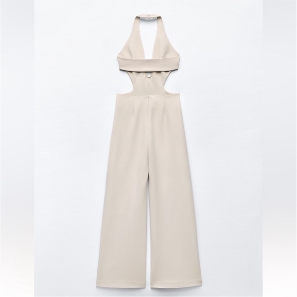 Zara NWT long halter jumpsuit - Picture 4 of 8